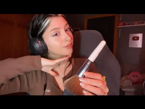 ASMR BRAIN MELTING MIC TRIGGERS 🌧️ tapping brush on mic, wooden forks, with & without mic cover