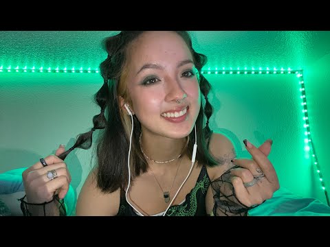 ASMR | spit painting, mouth sounds, hand sounds, crinkling, and book triggers + PERSONAL ATTENTION