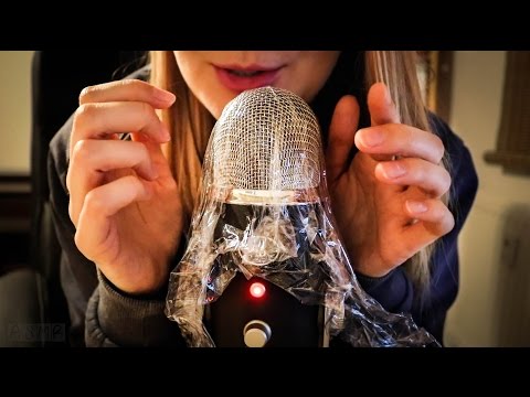 Rough ASMR: Plastic Wrap over Microphone