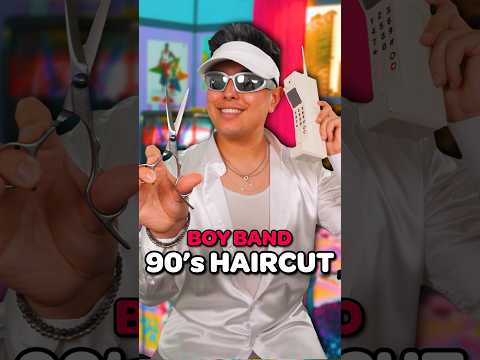 1990’s Boy Band Haircut for a Fan ✂️ | #ASMR