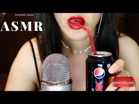 ASMR Drinking Pepsi Sound Using  Straw  | Relaxing Sound