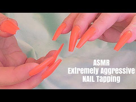 ASMR Extremely Aggressive Nail Tapping-No Talking