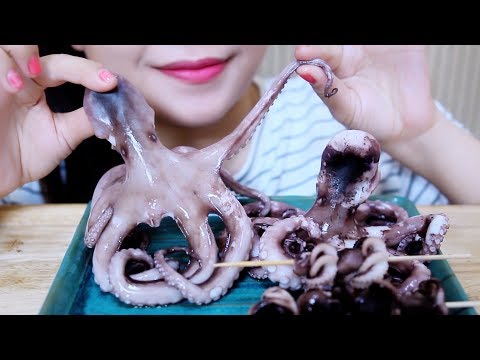ASMR Octopus Family (Savage EATING SOUNDS) No talking | LINH-ASMR