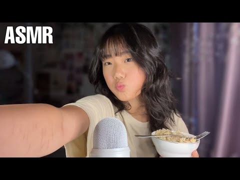 Mukbang & Rambling ASMR | fried rice & crunchy kimchi, life update