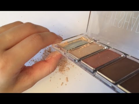 ASMR Destroying an Eyeshadow Palette! | tapping, deep sounds, soft whispers