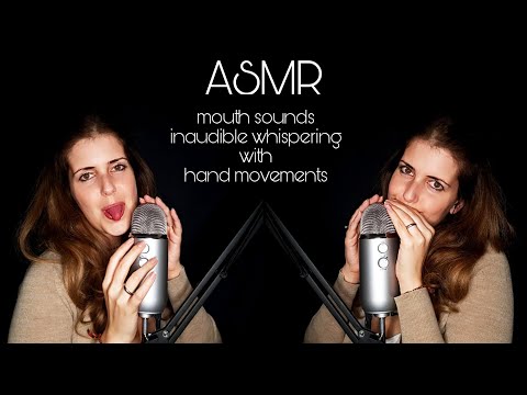 ASMR german/deutsch | Mouth sounds | Inaudible whispering with hand movements