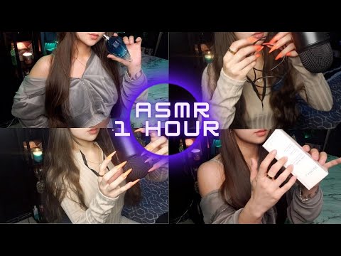 Asmr 1 Hour Trigger Assortment Mic Scratching, Tapping, Purse,Glass For Sleep & Rleaxation Whispered