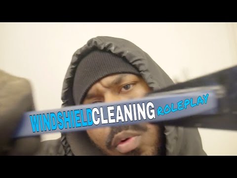 ❄️ ASMR Windshield Cleaning Roleplay ASMR Window Cleaning (Cleaner) for CAR WINDOW Various Triggers