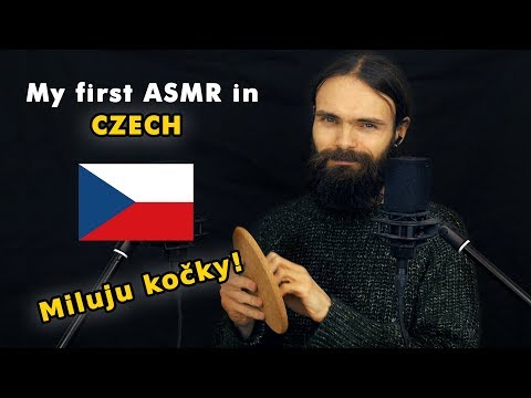 My first ASMR video in Czech (Šeptání, Česky, a few triggers)