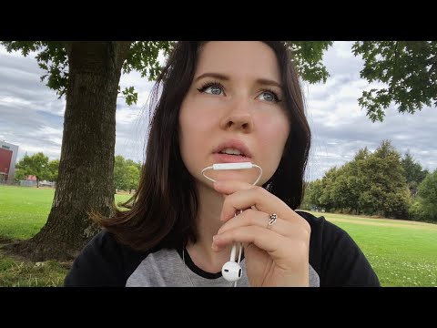 ASMR~Hang Out With Me In A Park (Quick Whisper Ramble + Random Triggers)