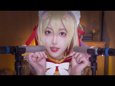 ASMR Mouth Sounds Maid Nero (Hand Movements, Personal Attention) ❤️