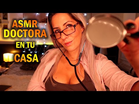 Doctora te Examina en CASA  , Examen NERVIOS Craneales | ASMR español para DORMIR si o si