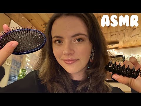ASMR Cozy Personal Attention | Skincare, Hairbrushing, Plucking, Drawing You & MORE