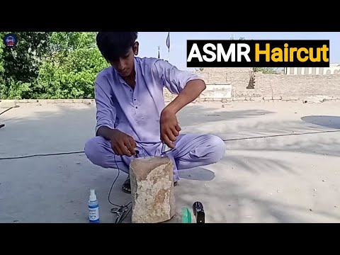 ASMR Giving a Beautiful Haircut to a Rock