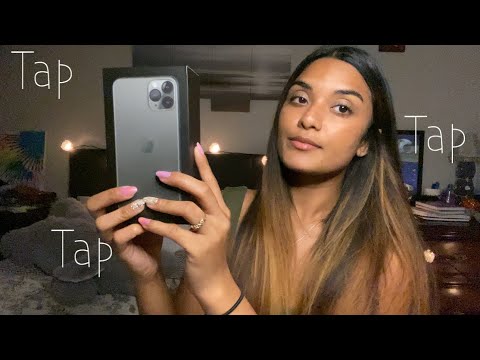 ASMR FAST TAPPING ON IPHONE BOX
