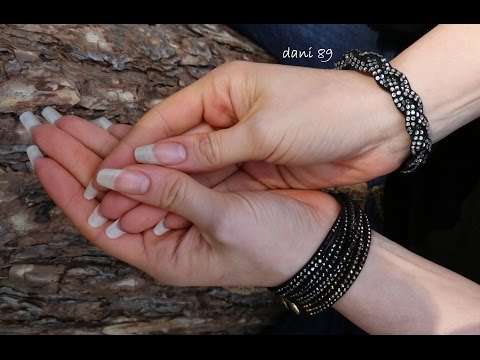 ASMR 🔊 Nature Sounds ♥ Hand Massage! ★ Showing my lovely Natural Nails & shiny hair (close up!)