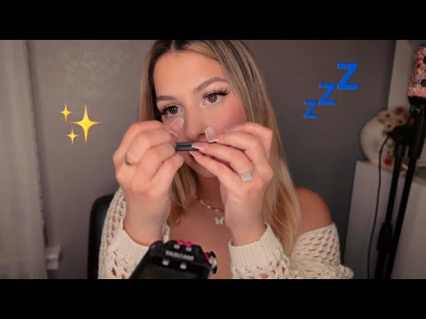 Chill late night ASMR triggers for sleep 🌚✨ *Tascam*