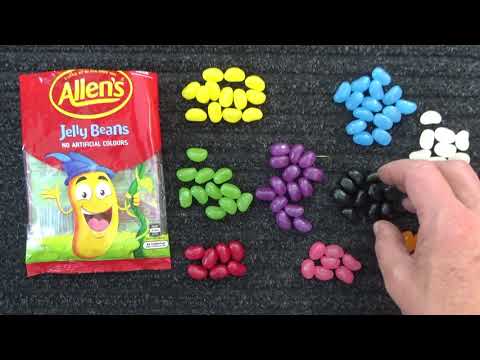 ASMR - Jelly Beans - Australian Accent - Discussing in a Quiet Whisper & Crinkles & Eating