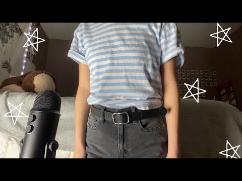 ASMR Jean + Shirt Scratching (Fabric Sounds)
