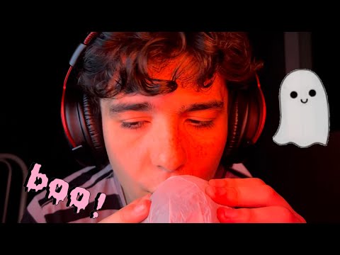 ASMR Crinkle Sounds and a Spooky Story 👻👻😱