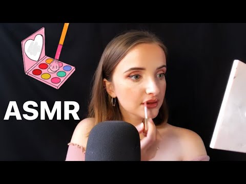 MAKEUP ASMR , ROSE GOLD EYE AND NUDE LIPS + CHIT CHAT
