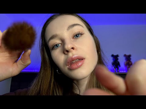 ASMR Removing All Of Your Stress And Anxiety 😌 | Face Tapping, Positive Affirmations, Hair Brushing