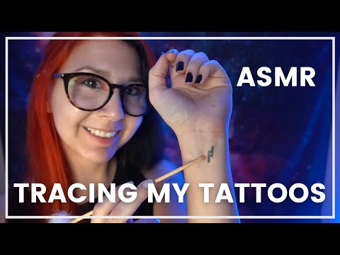 ASMR // Tracing my tattoos