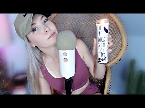 ASMR Candle Lighting, Tapping, Blowing Out