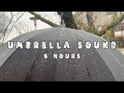 Umbrella Rain Sounds for Ultimate Relaxation and Stress Relief. Study, Sleep, and Soothe Your Mind