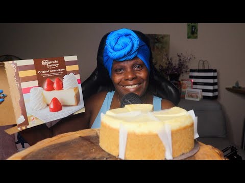 BRING THE CHEESECAKE FACTORY Cheesecake TO ME ASMR EATING SOUNDS