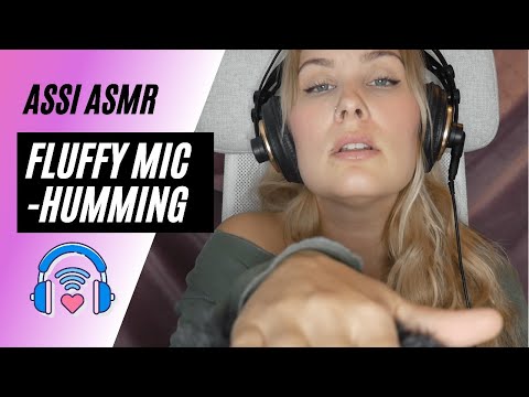 ASMR SUOMI - SUPER Relaxing sounds - fluffy mic, inaudible, humming