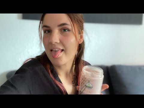 ASMR [German} Making my protein shake/ Talk about my shake 🤪{Spontanes Video}
