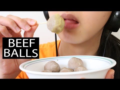 ASMR Beef Balls (Eating Sounds)