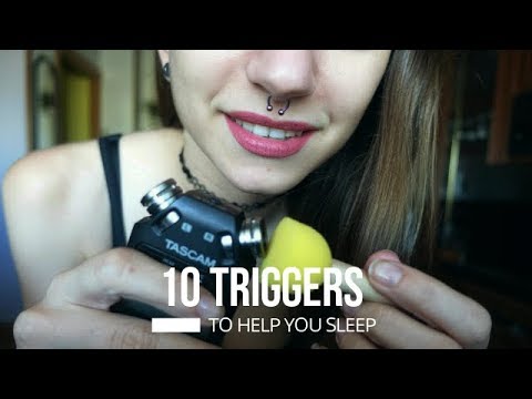 ♥ ASMR 10 TRIGGERS to Help You Sleep. Binaural