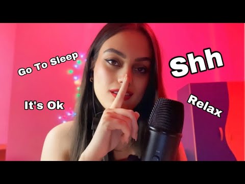 [ASMR] : “Shh” “It’s Okay” Soft Affirmations + Hand Movements For Sleep 😴   EXTRA CLICKY 💆🏻‍♀️