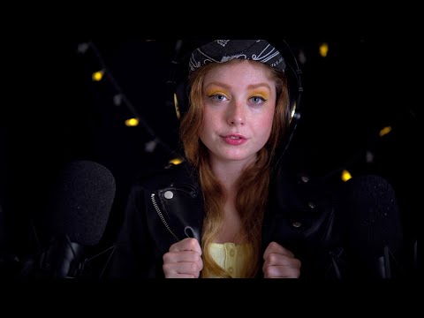 ASMR | Leather Jacket Sounds, Rubbing and Squeezing