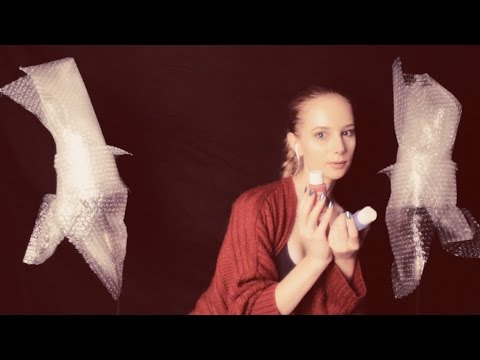 ASMR Bubble Wrap Microphones ~ Crinkles, Soft Spoken and Whispered ~