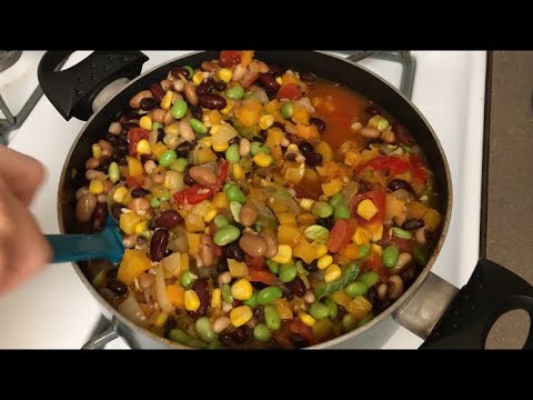 ASMR | Cooking Native American • Vegan Three Sister Soup (What I Ate On Thanksgiving • Cooking ASMR)