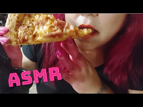 ASMR-COMIENDO PIZZA🍕😋y muchooo mouthsound/Eatingsound|EnEspañol