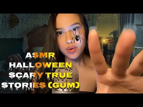 ASMR: 😈 Reading Scary TRUE Stories To You | Gum Chewing | Fireplace Sounds | Whispering | 💀😲👻