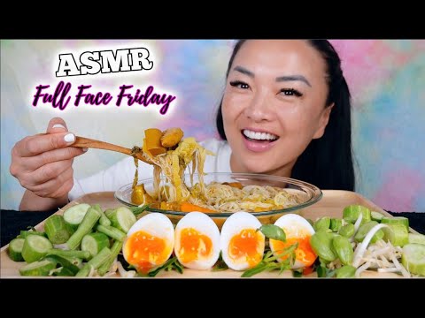 ASMR SPICY SOUTHERN THAI CURRY NOODLES (EATING SOUNDS) LIGHT WHISPERS | SAS-ASMR