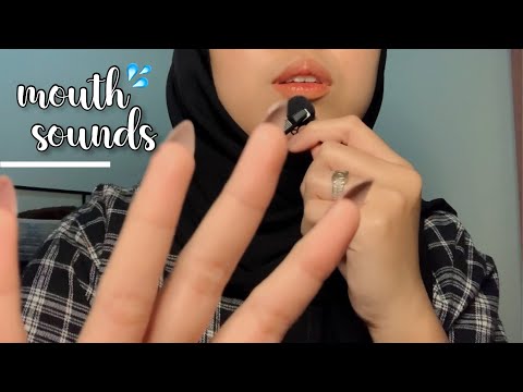 asmr fast mouth sounds, tongue clicks & hand movements👅💦| asmr Indonesia