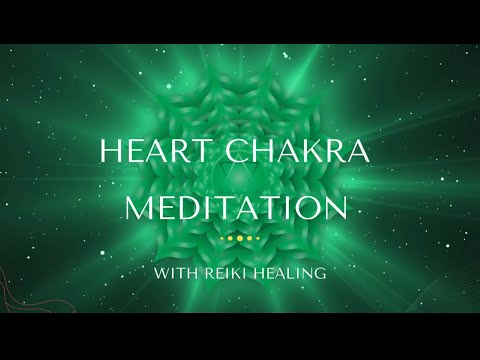 10 Minute Heart Chakra Healing Meditation With Reiki & The Emerald Green Flame 🔥💚
