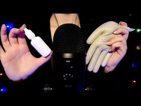ASMR - Little Bottle & Glove With Sand [No Talking]