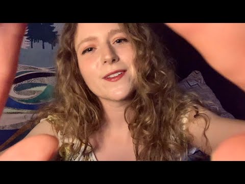 ASMR Reiki | Inaudible Whispers + Dreamy Face Touching + Hypnotic Mouth Sounds + Hand Movements 🌙