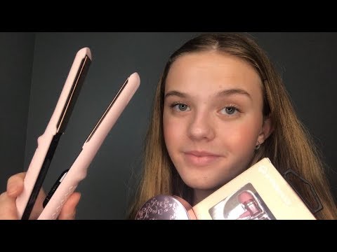 ASMR Fashion, Beauty & Tech Haul (tapping, crinkles, lid sounds)