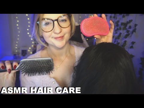 ASMR RP - Hair Care (brushing, searching for lice)