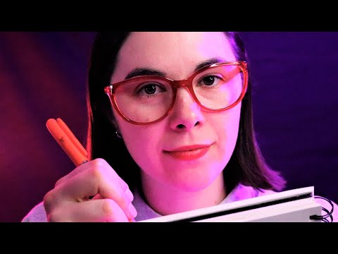 ASMR Drawing and Sketching Your Portrait - Face Tracing