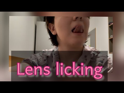 lens licking asmr 💋👅