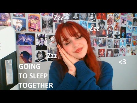 ASMR going to sleep with you (and taking care of you) deutsch/german